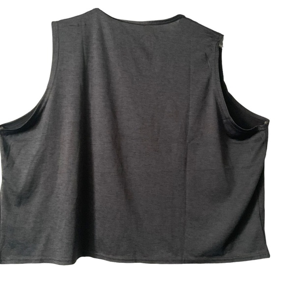Real Essentials Racerback Activewear Tank Tops Blue Gray Navy Lightweight SZ 2XL - Picture 8 of 10